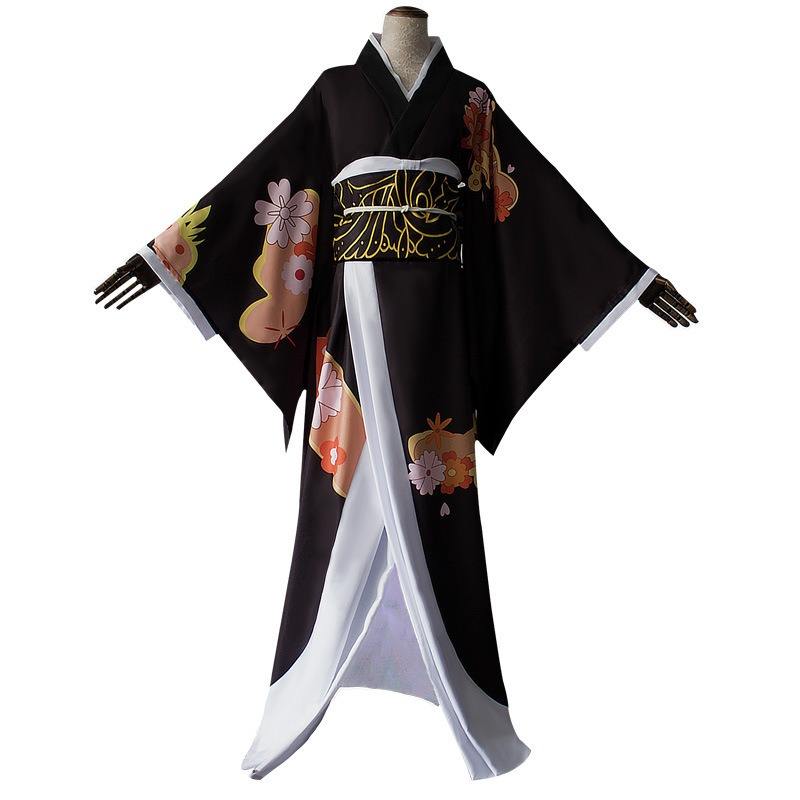 Demon Slayer Kimono Kibutsuji Muzan Women's Cosply Costume