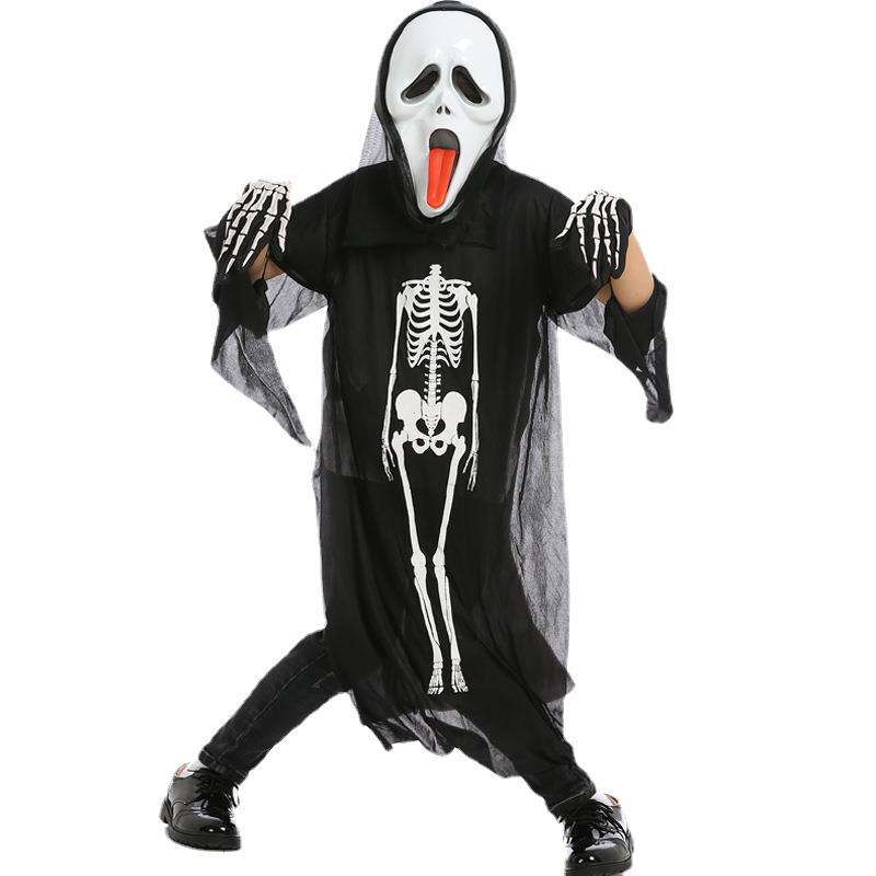 Children Ghost Costume With Mask