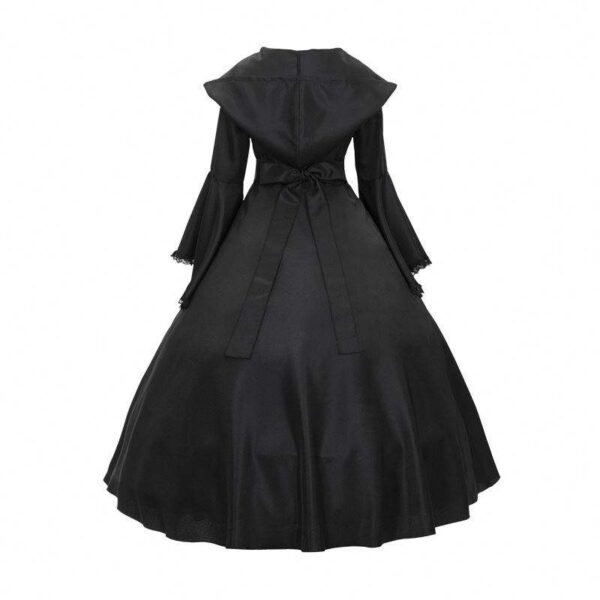 Women's Gothic Dress With Hood - Image 5